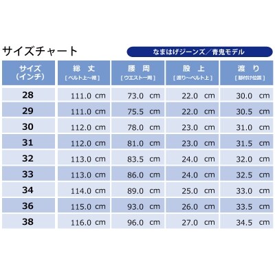 秋田の拘りジーンズ なまはげジーンズ 青鬼モデル スリムストレート 28インチ お礼品詳細 ふるさと納税なら さとふる