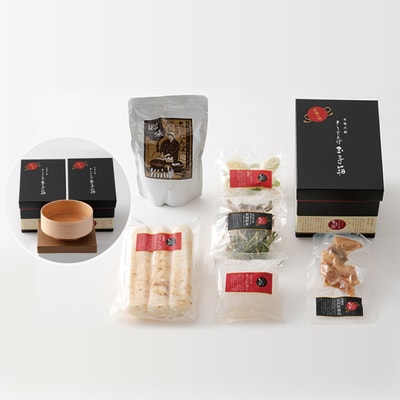 本場大館きりたんぽ玉手箱(4人前)と曲げわっぱどんぶりセット