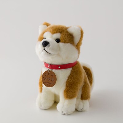 秋田犬マサルぬいぐるみ 座りmサイズ お礼品詳細 ふるさと納税なら さとふる