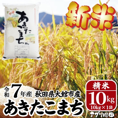  【新米】令和7年産ホタルが舞う清らかな環境で育ったあきたこまち10kg(10kg×1袋)