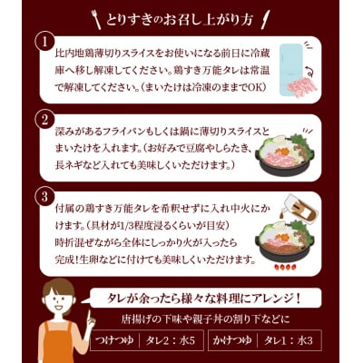 比内地鶏　火内鶏とりすきセット