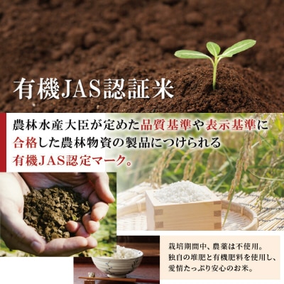 【新米先行受付】令和7年産有機JAS認証米あきたこまち「真正米」5kg