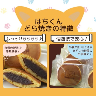 冷凍しっとりどら焼きはちくん(こしあん)10個入り×2パック