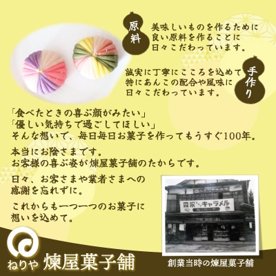 煉屋バナナ入り!大館銘菓5種詰合せ15個入