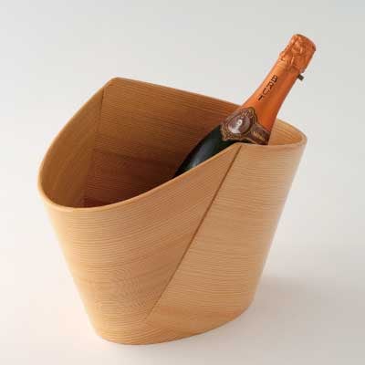 【大館曲げわっぱ】ワインクーラー(大)