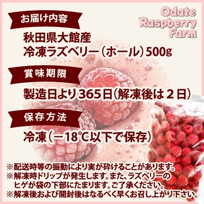 冷凍ラズベリー(ホール)500g