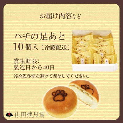 ハチの足あと10個入