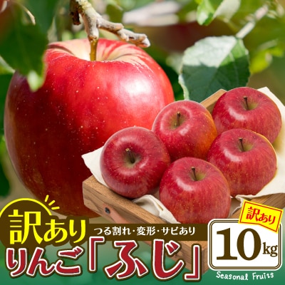 【先行予約】期間・数量限定【陽気な母さんの店】R8年産「訳ありふじ」(10kg)