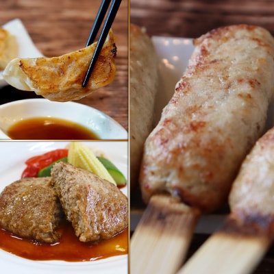 比内地鶏ミンチ3種セット(プレーン・餃子用・ハンバーグ用各500g)1.5kg