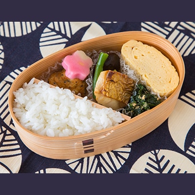 【大館曲げわっぱ】小判弁当 (大)