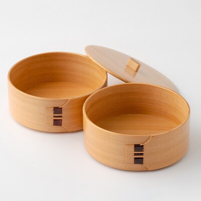 【大館曲げわっぱ】珍味入二段(大) 