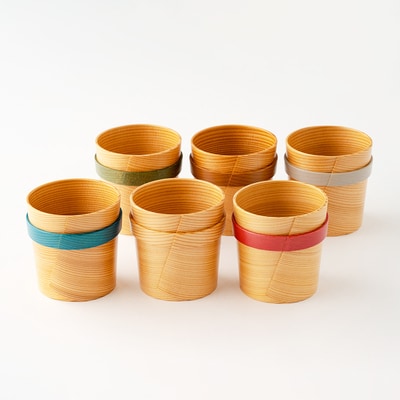 【大館曲げわっぱ】リングガップ　青