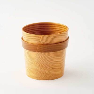 【大館曲げわっぱ】リングガップ　茶