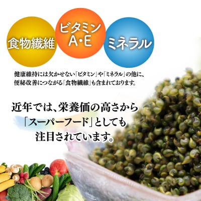 とんぶり大地のキャビア　真空パック10袋