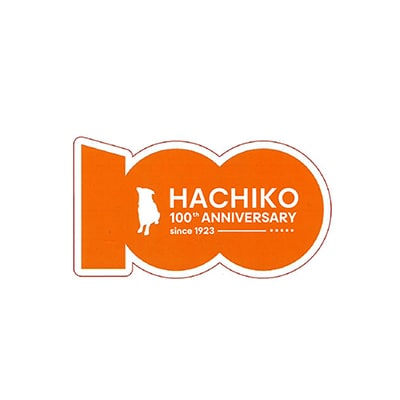 HACHI100グッズセット(HACHI100オリジナルピンバッジ・ステッカー・コットン巾着)