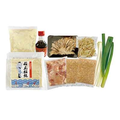 比内地鶏稲庭うどん鍋