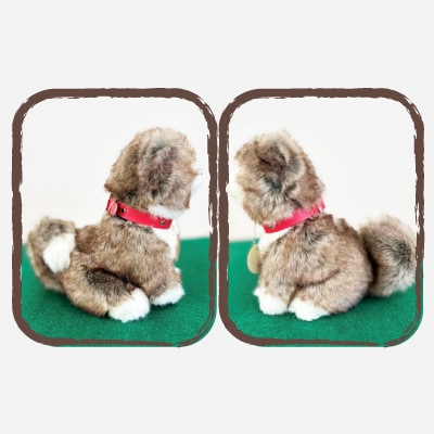 <よちよちあきた>秋田犬虎毛ぬいぐるみ　座り　Sサイズ