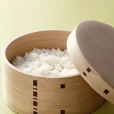 【大館曲げわっぱ】おひつ七寸隅角(3合用) 