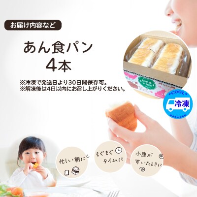 あん食パン(4本入り)
