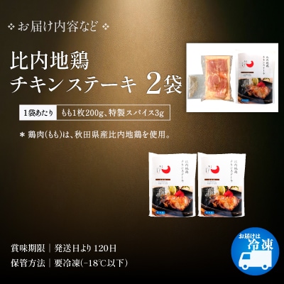 比内地鶏チキンステーキ　2パック