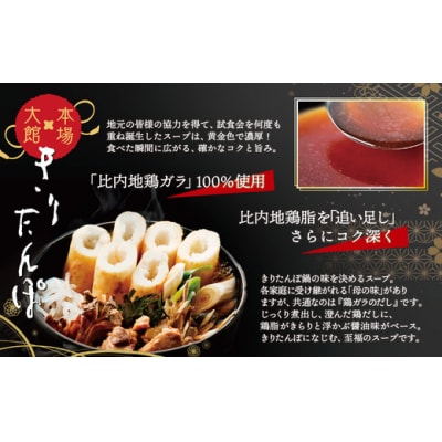 【本場大館きりたんぽ】スープセット×5箱