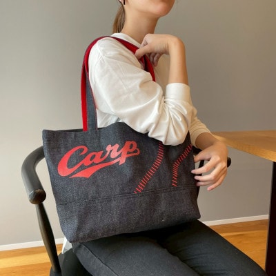 【広島東洋カープ承認グッズ】井原デニムミニトートバッグ (ふるさと納税お礼の品 限定)