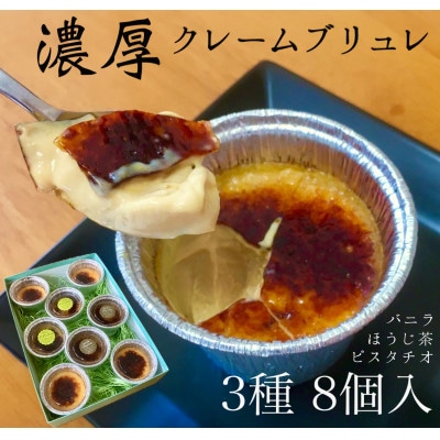 濃厚クレームブリュレ3種セット8個入 10-54