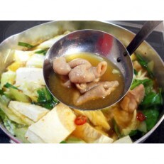 上あめや　ホルモン鍋食べ比べセット(醤油&味噌　各1パック) | ふるさと納税のお礼品