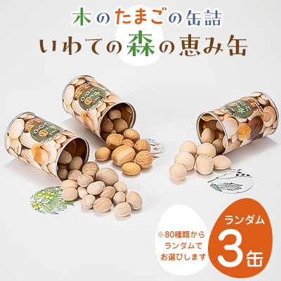 「いわての森の恵み缶」ランダム3缶set　“木のたまごコロロ”