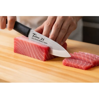 フォーエバー　銀チタン出刃包丁160mm