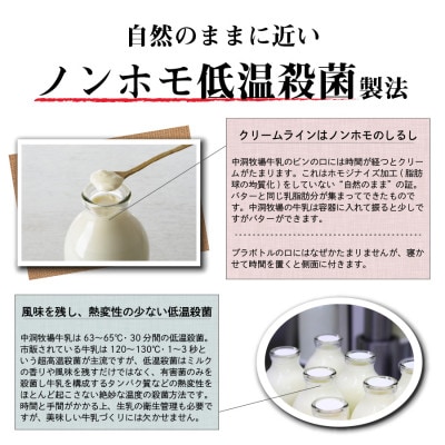 なかほら牧場 牛乳とヨーグルト2種セット