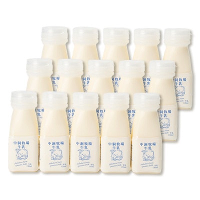 【毎月定期便】なかほら牧場 牛乳ミニボトル 15本全6回