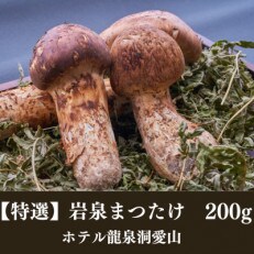 ≪特選≫ 岩泉まつたけ 200g 天然