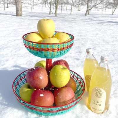 したみち農園 / りんごジュース 果汁100% 1000ml×2本セット