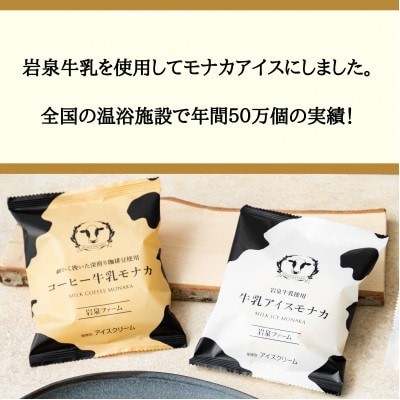 牛乳アイスモナカ&コーヒー牛乳モナカ10個セット
