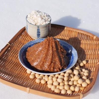 岩泉みそ〔並〕900g×2パック 18ヶ月長期熟成 天然醸造 無添加味噌 発酵生味噌 自家製米麹使用