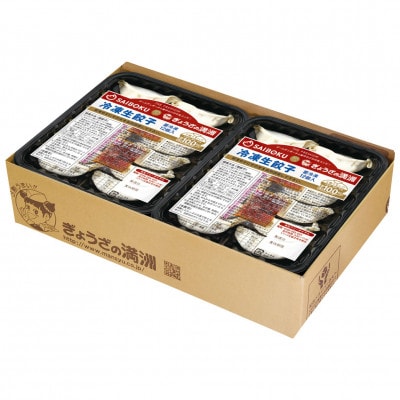 プレミアム冷凍生餃子48個(SAIBOKU×ぎょうざの満洲)