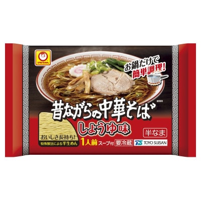 マルちゃんラーメン　昔ながらの中華そば しょうゆ味×10袋　チルド品
