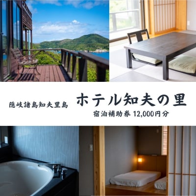 【隠岐郡知夫村 ホテル知夫の里】宿泊補助券12,000円分 【島根県 知夫里島 宿泊 ホテル 旅行】