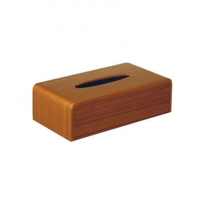 サイトーウッド  TISSUE BOX COVER チークグレイン No.TS-03T