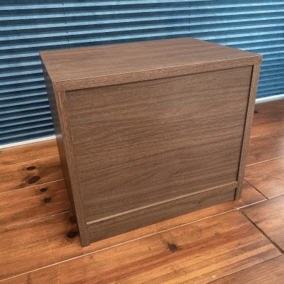 整(TOTONOU)石目調引き戸の収納サイドキャビネット