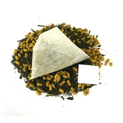 栽培期間中農薬不使用 抹茶入玄米茶ティーバッグ(3g×10包)　8袋セット