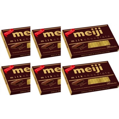 《明治》ミルクチョコレートBOX(26枚)6個