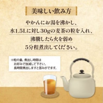 のどごしさやか「はだか麦茶」1kg入り×10袋