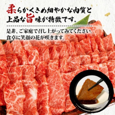 A4～A5ランク静岡県産黒毛和牛 カルビ 焼肉 560g×4