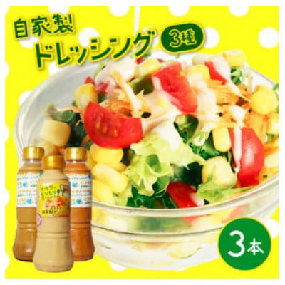 ドレッシング3種セット 3本入り