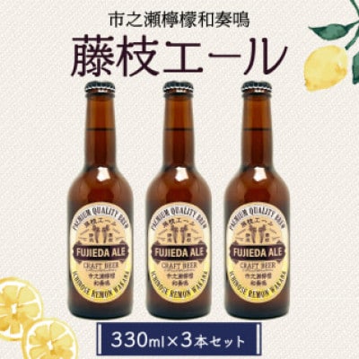 藤枝エール 市之瀬檸檬和奏鳴 330ml×3本セット