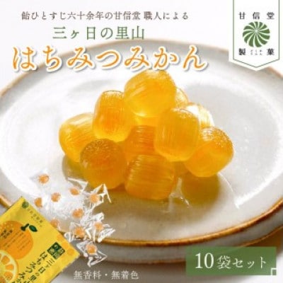 静岡の恵みシリーズ　三ケ日の里山はちみつみかん 70g×10袋