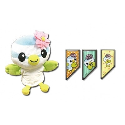 とかいなかNo.1　蓮田市マスコットキャラクター「はすぴぃ」グッズセット(1)