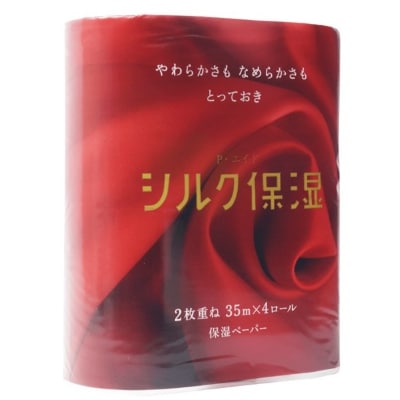 【保湿ペーパー】ピーエイドシルク保湿トイレットペーパー　40ロール